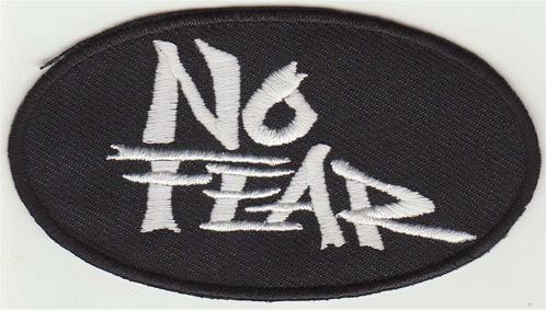No Fear stoffen opstrijk patch embleem #1, Motos, Accessoires | Autocollants, Envoi