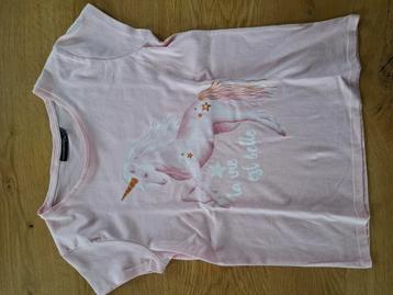 JBC t-shirt maat 158 roze goud eenhoorn paard beschikbaar voor biedingen