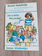 Job en Jutta. Wat een dag!, Livres, Livres pour enfants | Jeunesse | Moins de 10 ans, Comme neuf, Mariette Vanhalewijn, Enlèvement ou Envoi