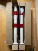 2 NIEUWE opschroefbare stalen hekpalen, Ophalen of Verzenden, Nieuw, Minder dan 180 cm, Palen