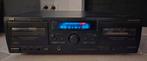 JVC TD-W254 Dubbel Cassettedeck, Ophalen of Verzenden, Dubbel, JVC, Auto-reverse