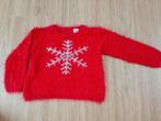Rode trui met een sneeuwster maat 104 cm van C&A in heel goe, C&A, Enlèvement ou Envoi, Pull ou Veste, Utilisé