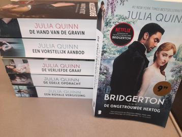 Set van 6 boeken Bridgerton beschikbaar voor biedingen
