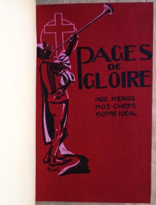 Pages de Gloire, 6e série: Nos Héros, Nos Chefs, Notre Idéal, Boeken, Geschiedenis | Nationaal, Gelezen, 20e eeuw of later, Ophalen of Verzenden