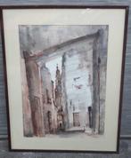 Aquarelle signe José van gucht, Antiek en Kunst, Ophalen of Verzenden