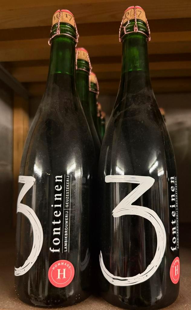 3 fonteinen Hommage 2016 en 2018, Verzamelen, Biermerken, Nieuw, Flesje(s), Overige merken, Ophalen of Verzenden
