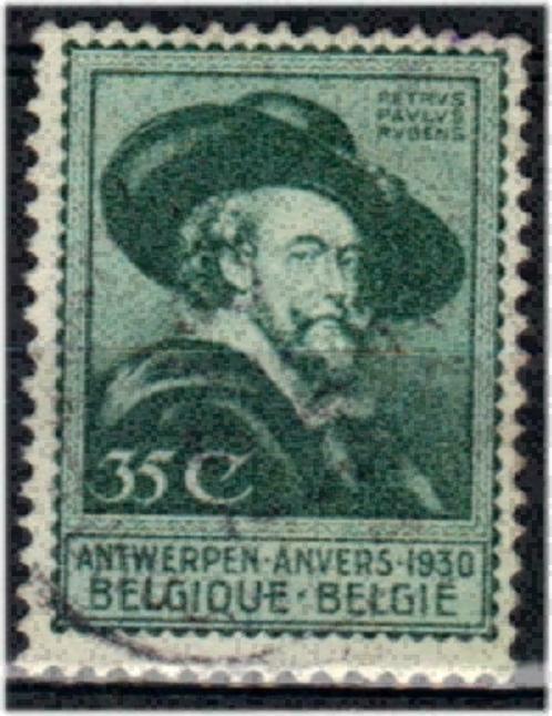 Belgie 1930 - Yvert/OBP 300 - Peter Paul Rubens (ST), Timbres & Monnaies, Timbres | Europe | Belgique, Affranchi, Art, Envoi