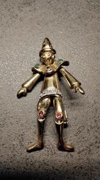 broche plaque goud gestempeld aan het speld hoogte 5 cm, Ophalen of Verzenden, Zo goed als nieuw, Goud, Goud