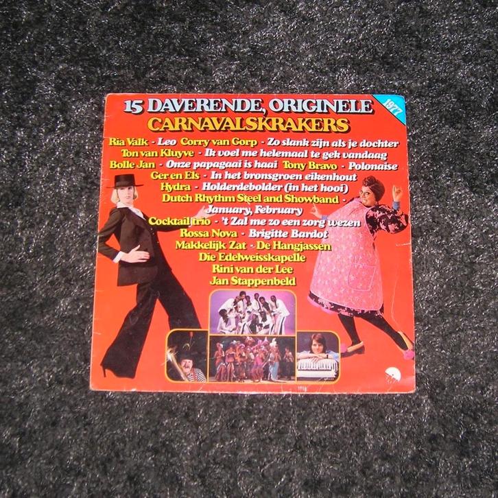 Langspeelplaat 15 daverende, originele carnavalskrakers, Cd's en Dvd's, Vinyl | Verzamelalbums, Ophalen of Verzenden