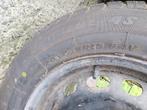 2 pneus neuf + jantes en tôle de peugeot partners, Ophalen, 15 inch, Velg(en), Nieuw