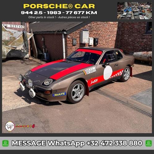 Porsche 944 2.5L (1983) — Voorbereide Rallyklassieker | 77.6, Auto's, Porsche, Particulier, Te koop, Benzine, Coupé, 2 deurs, Handgeschakeld