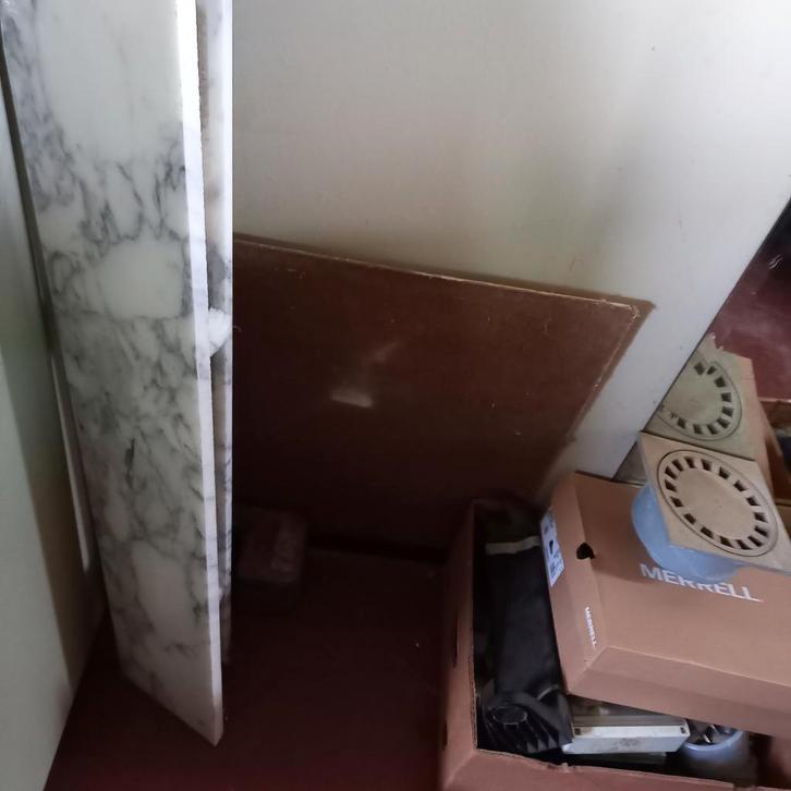 echte marmer, Doe-het-zelf en Bouw, Plinten en Afwerking, Gebruikt, Overige materialen, Ophalen