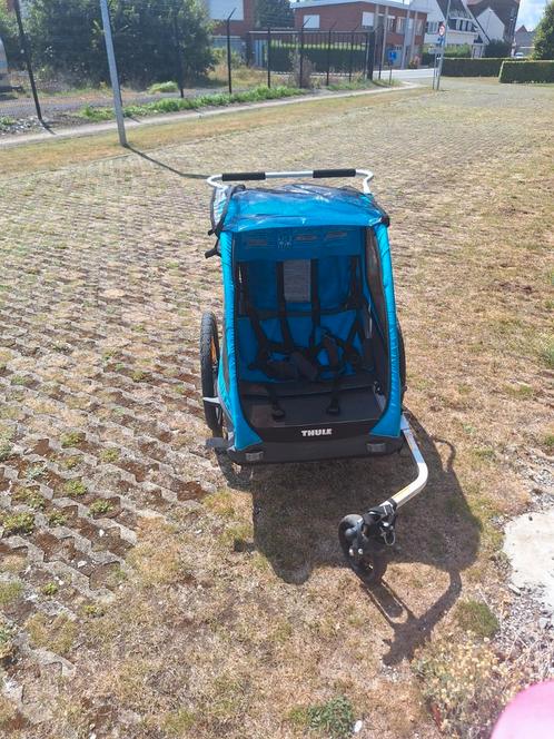 Thule fietskar coaster xt, Fietsen en Brommers, Fietsaccessoires | Aanhangwagens en Karren, Zo goed als nieuw, Ophalen