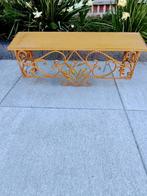 Smeedijzeren wandrekje voor bloempotjes., Enlèvement