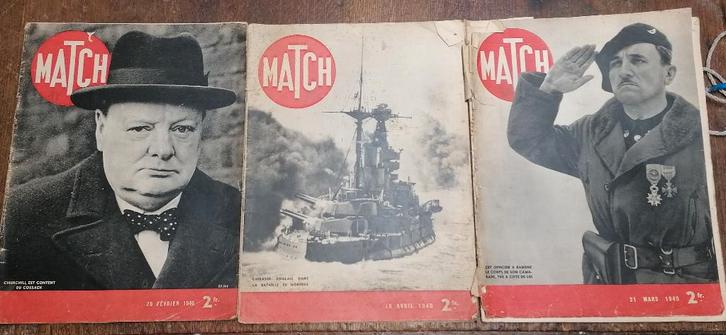 Revues Match militaire WW2 1939 1940, Collections, Objets militaires | Seconde Guerre mondiale, Envoi