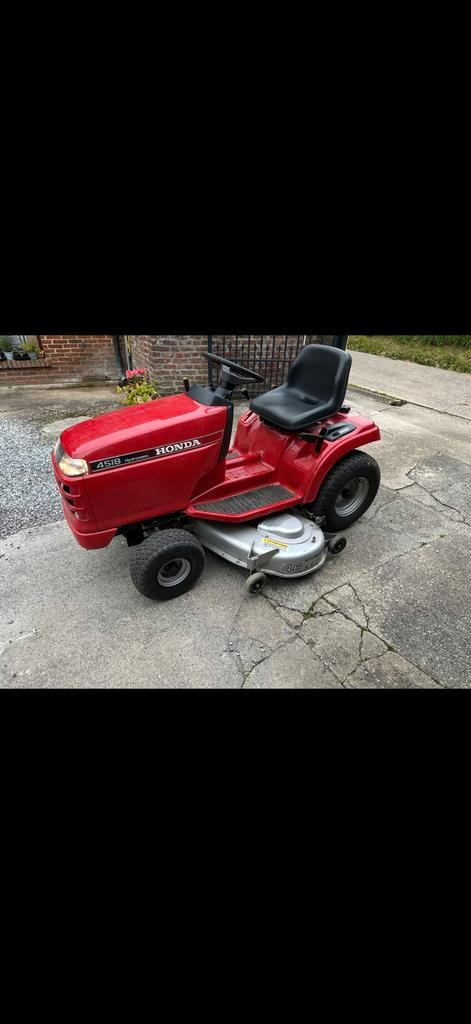 Tracteur tondeuse Honda 4518 hydrostatique éjection latéral, Tuin en Terras, Zitmaaiers, Nieuw, Ophalen