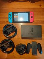 Nintendo Switch, Ophalen of Verzenden, Gebruikt, Met 2 controllers, Switch Original