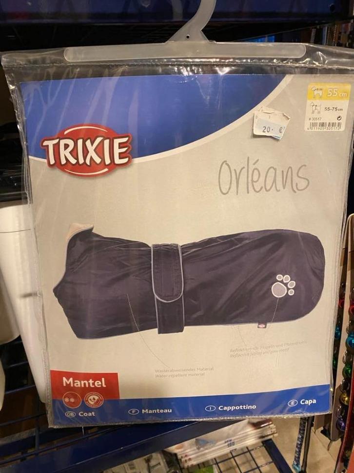 Regenjas voor hond ruglengte 55 cm., Dieren en Toebehoren, Hondenkleding, Nieuw, Hondenregenjas, Ophalen of Verzenden