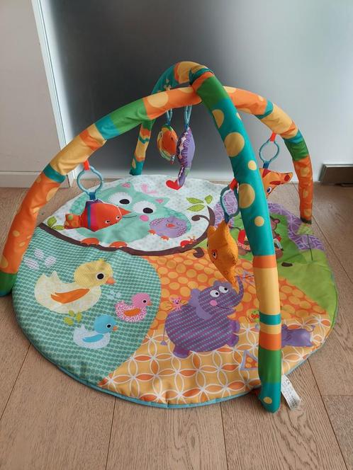 Baby speelmat met 5 hangende speeltjes, Kinderen en Baby's, Speelgoed | Speelkleden, Zo goed als nieuw, Ophalen of Verzenden