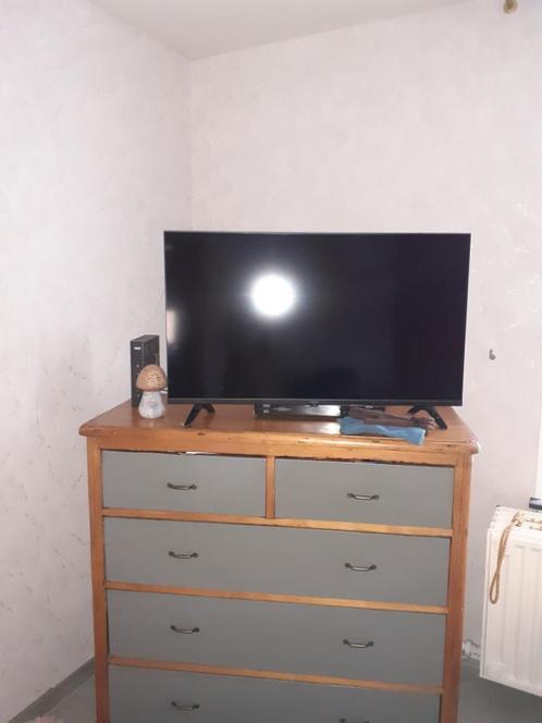 Commode ancienne en pin massif, Huis en Inrichting, Kasten | Ladekasten, Gebruikt, 100 tot 150 cm, 100 tot 150 cm, 25 tot 50 cm