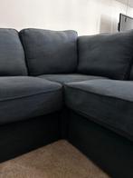 Canapé d’angle IKEA KIVIK 5 places + repose-pied avec rangem, Ophalen, Gebruikt, Hout, Moderne