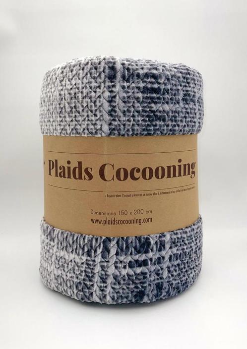 Plaids Cocooning Couverture plaid/polaire Tweed NEUF 150 x 2, Maison & Meubles, Accessoires pour la Maison | Plaids & Couvertures