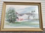 aquarelle signe gilberte thomas, Ophalen of Verzenden