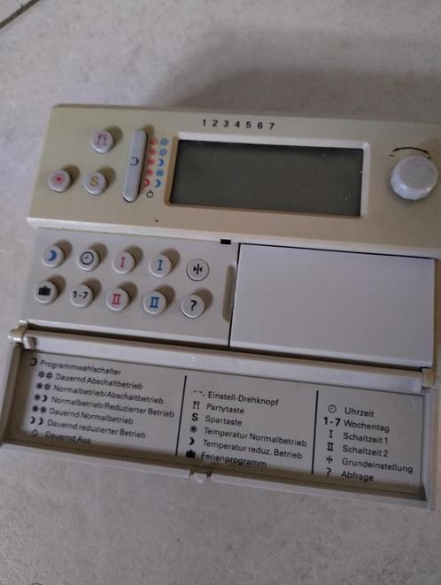 Viessmann 9519881 B klok-thermostaat type 350, Doe-het-zelf en Bouw, Chauffageketels en Boilers, Gebruikt, Geiser, Aardgas, Ophalen