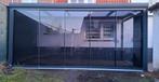 Terrasoverkapping glazen schuifwanden veranda carport pergol, Tuin en Terras, Ophalen of Verzenden