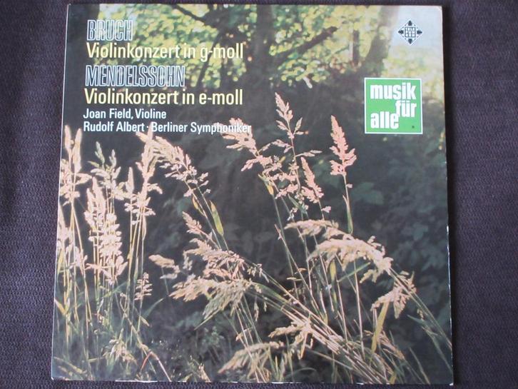 Max Bruch - Felix Mendelssohn - LP - concert viool en orkest, Cd's en Dvd's, Vinyl | Klassiek, Ophalen of Verzenden