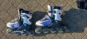 Inline skates Optimum roos maat 33-36 en bescherming  beschikbaar voor biedingen