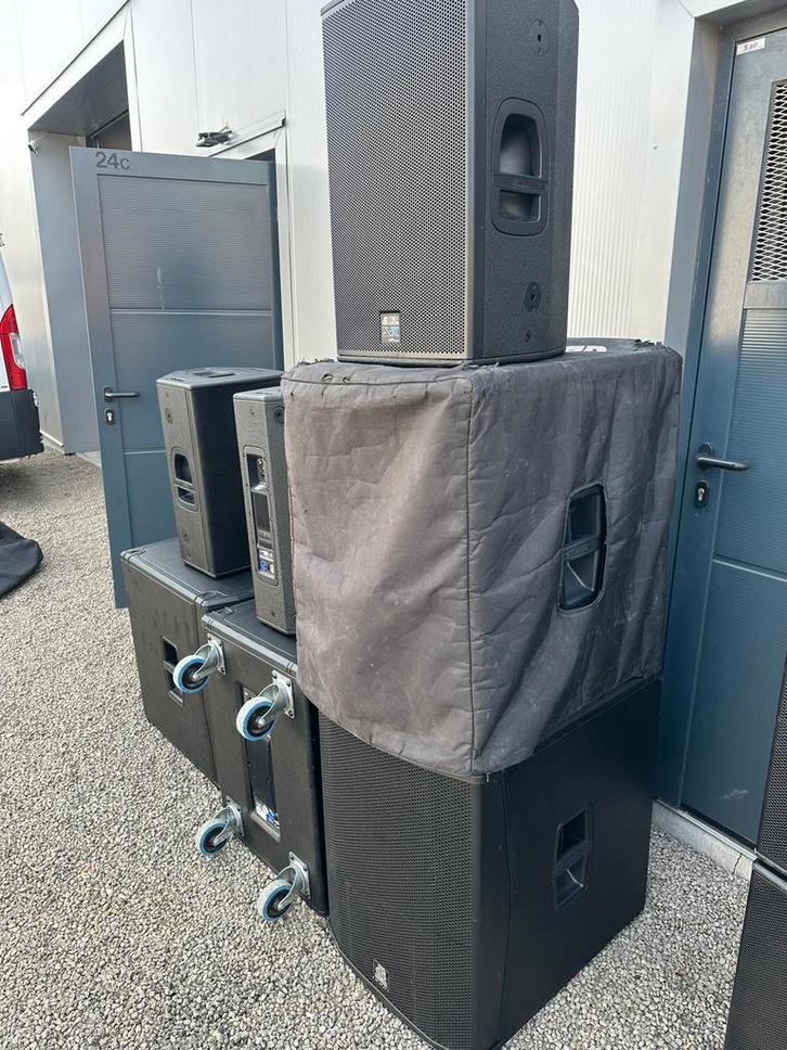 dB Technologies complete geluidsset, Muziek en Instrumenten, Versterkers | Keyboard, Monitor en PA, Gebruikt, P.A., 1000 watt of meer