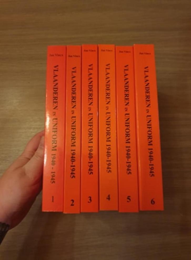 1940-1945 COLLABORATIE OOSTFRONT Vlaanderen in uniform. 6vol, Boeken, Oorlog en Militair, Nieuw, Tweede Wereldoorlog, Ophalen of Verzenden