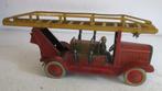 vintage blikken tin toy brandweerwagen Jep France, Verzenden