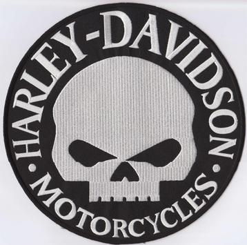 Harley Davidson stoffen opstrijk patch rond #6 beschikbaar voor biedingen