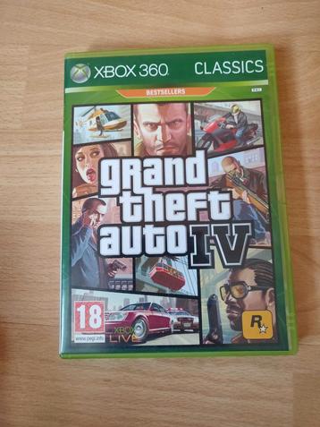 Xbox 360 grand theft auto 4 beschikbaar voor biedingen