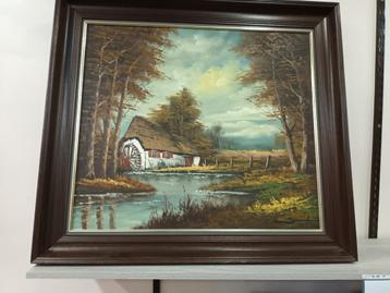 Tableau peinture fait à la main beschikbaar voor biedingen