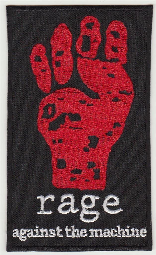 Rage Against the Machine stoffen opstrijk patch embleem, Verzamelen, Muziek, Artiesten en Beroemdheden, Nieuw, Kleding, Verzenden