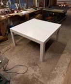 Grote massief houten eettafel wit gelakt, tot 8 personen, Huis en Inrichting, Tafels | Eettafels, Vierkant, Nieuw, Ophalen of Verzenden