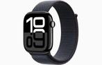 Apple Watch Series 10 cellular 4G 46mm Zwart Sport Loop, Handtassen en Accessoires, Smartwatches, Zwart, IOS, Ophalen of Verzenden