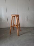 Houten barkrukken 4 stuks, Ophalen, 60 tot 90 cm, Zo goed als nieuw, 4 krukken