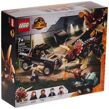 LEGO 76950 Triceratops pick-up truck hinderlaag nieuw