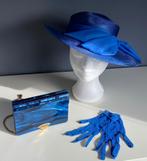 suite ceremonie hoed met tasje en handschoenen, Kleding | Dames, Ophalen of Verzenden, Hoed, Zo goed als nieuw