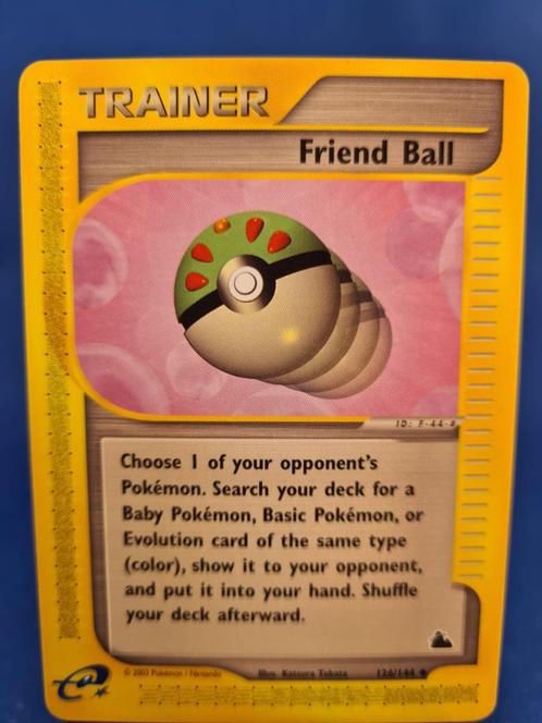 Friend Ball 126/144 - Skyridge, Hobby en Vrije tijd, Verzamelkaartspellen | Pokémon, Gebruikt, Verzenden