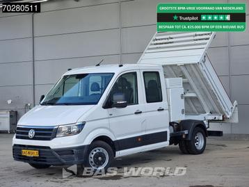Volkswagen Crafter 177pk Dubbel Cabine Kipper met Kist Dubbe beschikbaar voor biedingen
