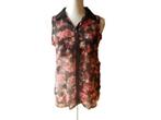 (80) - blouse femme t.38 rouge noire - pimkie -, Maat 38/40 (M), Ophalen of Verzenden, Zo goed als nieuw, Pimkie