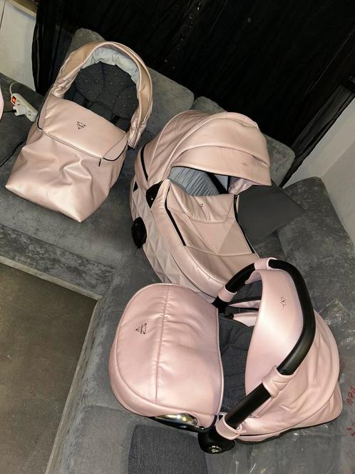 Poussette junama 3en1 rose, Kinderen en Baby's, Kinderwagens en Combinaties, Zo goed als nieuw, Kinderwagen, Ophalen of Verzenden