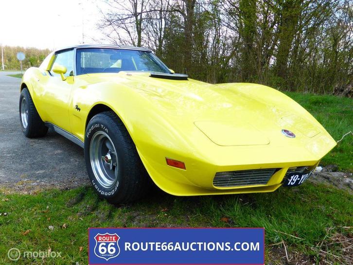 Chevrolet Corvette C3 Stingray T-top | 1974 | Route 66 Aucti, Auto's, Oldtimers, Bedrijf, Te koop, Chevrolet, Benzine, Overige carrosserie