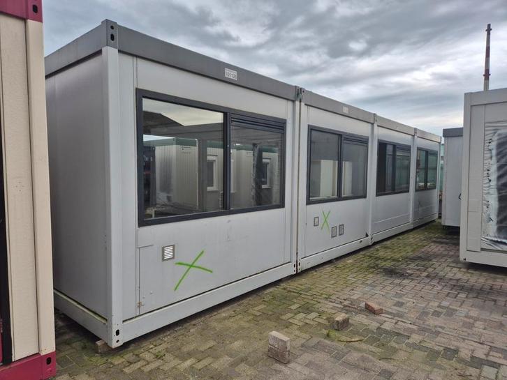 kantoorunit 6x9m bouwkeet werfkeet woonunit container refter, Zakelijke goederen, Machines en Bouw | Keten en Containers, Ophalen