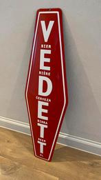 Vedett emaille bord., Ophalen, Zo goed als nieuw, Reclamebord